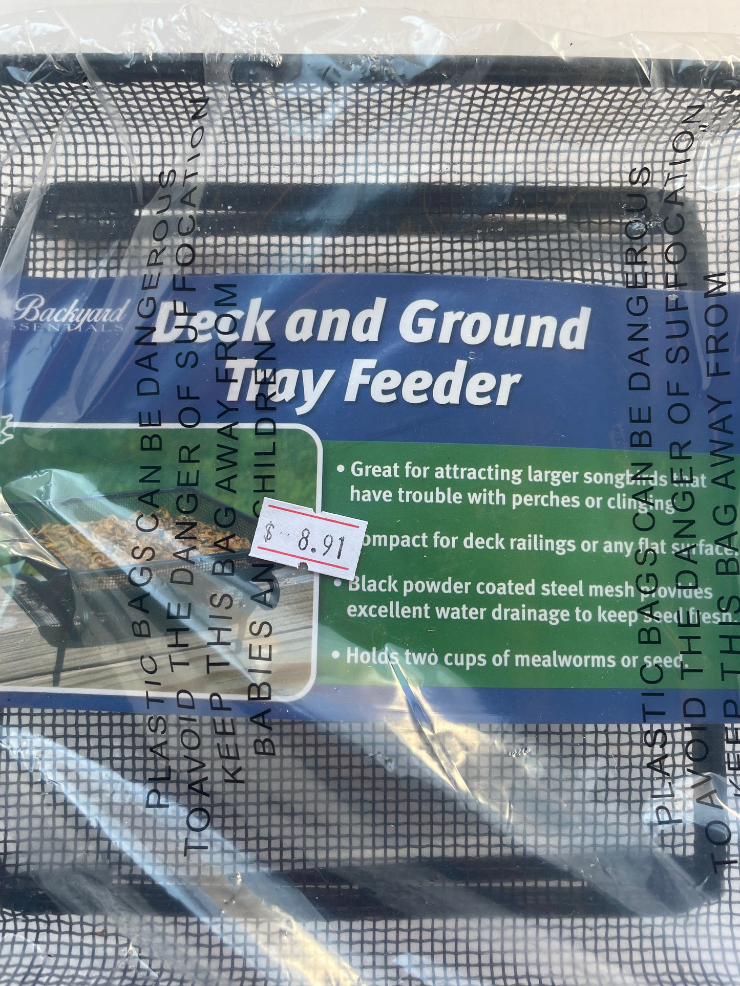 Deck and Ground Tray Feeder
