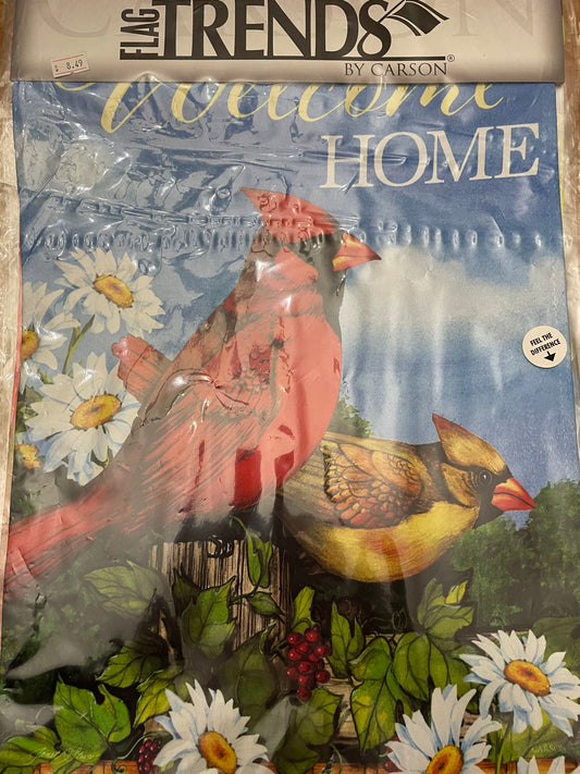 Cardinal Garden Flag
