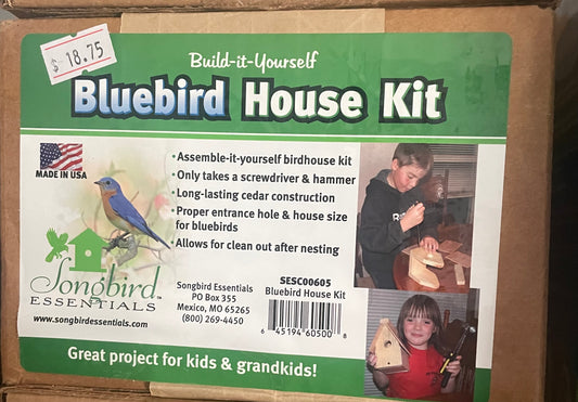 Blue bird house kit